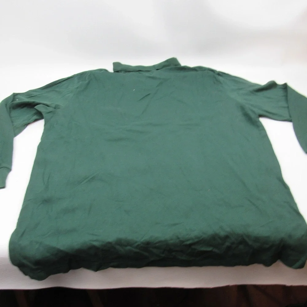Polo Ralph Lauren‎ Mens Long Sleeve Polo Shirt Green XXL Embroidered Pony